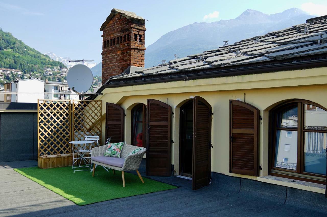 Mansarda Del Sole, Nel Cuore Di Aosta Exterior foto